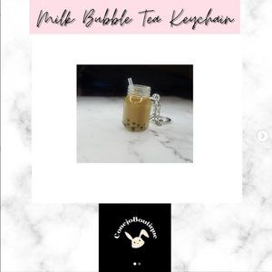 Bubble Tea Keychain